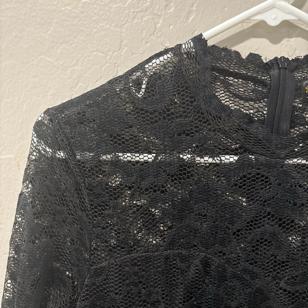 Stanzino Black Lace Long Sleeve Dress - Picture 5 of 8